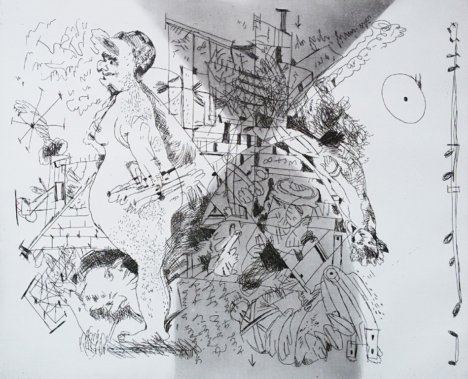 Lucebert - Lof der Vetzucht, ets kopen? Bied vanaf 195!