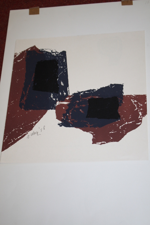 ABSTRACT  - RAOUL UBAC - UITGAVE GALLERY MAEGHT PARIJ verkocht voor € 120!