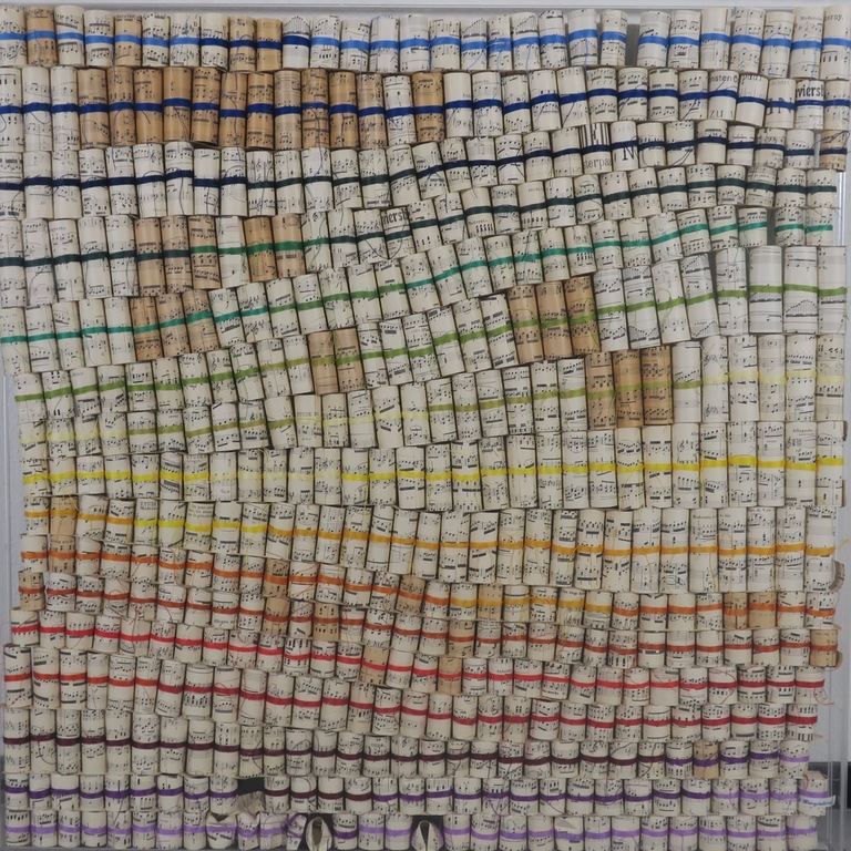 Stef Kreymborg: Bladmuziek en garen, Ingewikkelde muziek I - Ingelijst kopen? Bied vanaf 100!