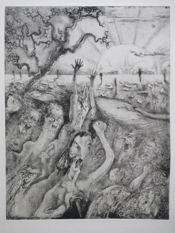 Willem Retera, De zon komt op, Ets/Aquatint verkocht voor € 55!