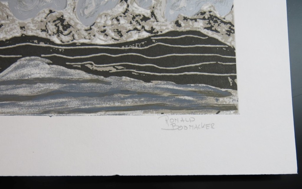 Ronald Boonacker: Zeefdruk, Night Sky I kopen? Bied vanaf 50!