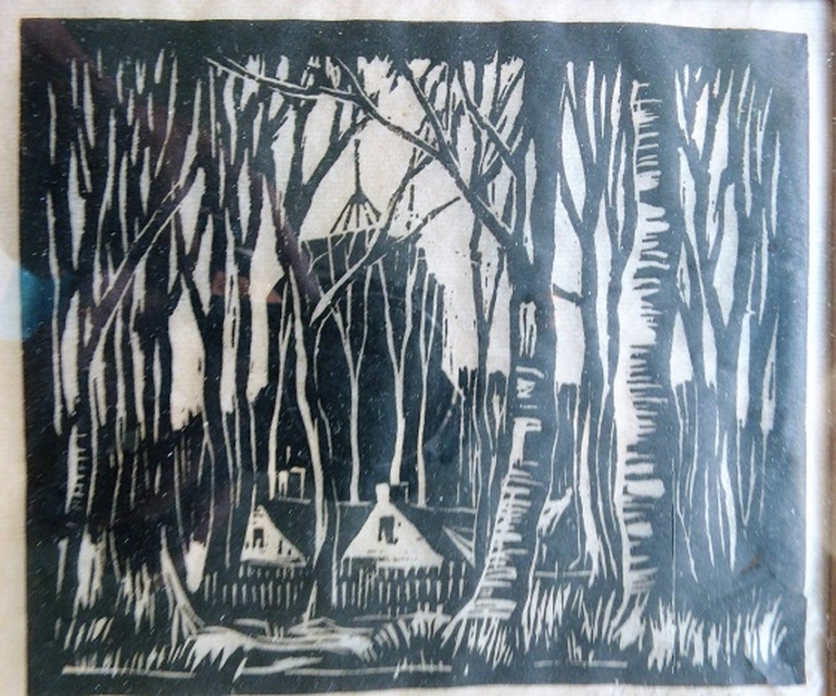 houtsnede dooe Gillakes van der kopen? Bied vanaf 21!