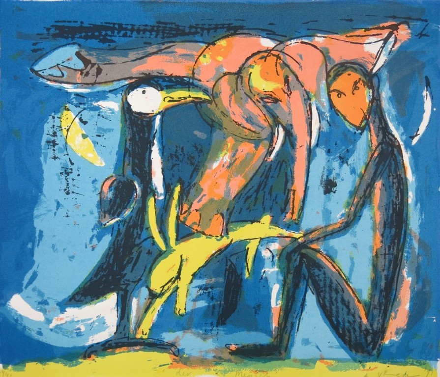 Anton Vrede: Zeefdruk, Der Mensch verkocht voor € 35!