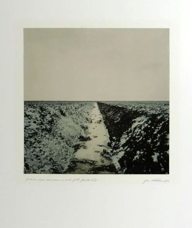 Ger Dekkers: Foto. Frozen ditch and snow-covered field, Flevoland kopen? Bied vanaf 70!