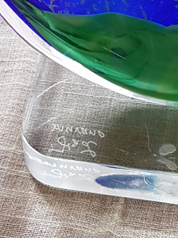 Murano glas sculptuur-Master F.Ragazzi Isola di Murano Venezia-Naam-Sassi Marini kopen? Bied vanaf 215!