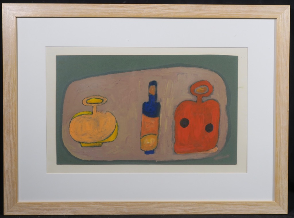 Meertje Kaal: Acryl op papier, Naar Morandi - Ingelijst kopen? Bied vanaf 1!