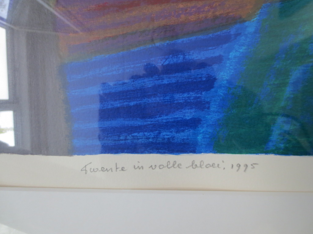 SCHULTEN TON - gesigneerde  kleuren zeefdruk - Twente in volle bloei- 1995 kopen? Bied vanaf 375!