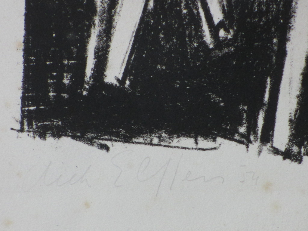 Dick Elffers, Vis op een stoel, Litho kopen? Bied vanaf 50!