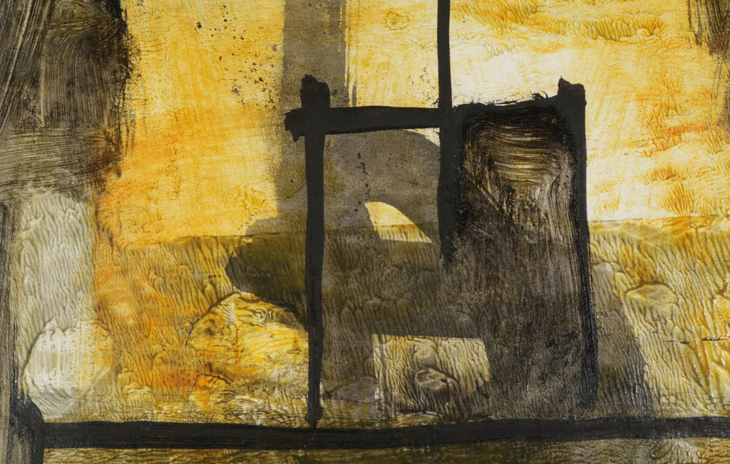 Kees te Kolste: Acryl en collage op papier, Zonder titel III kopen? Bied vanaf 1!