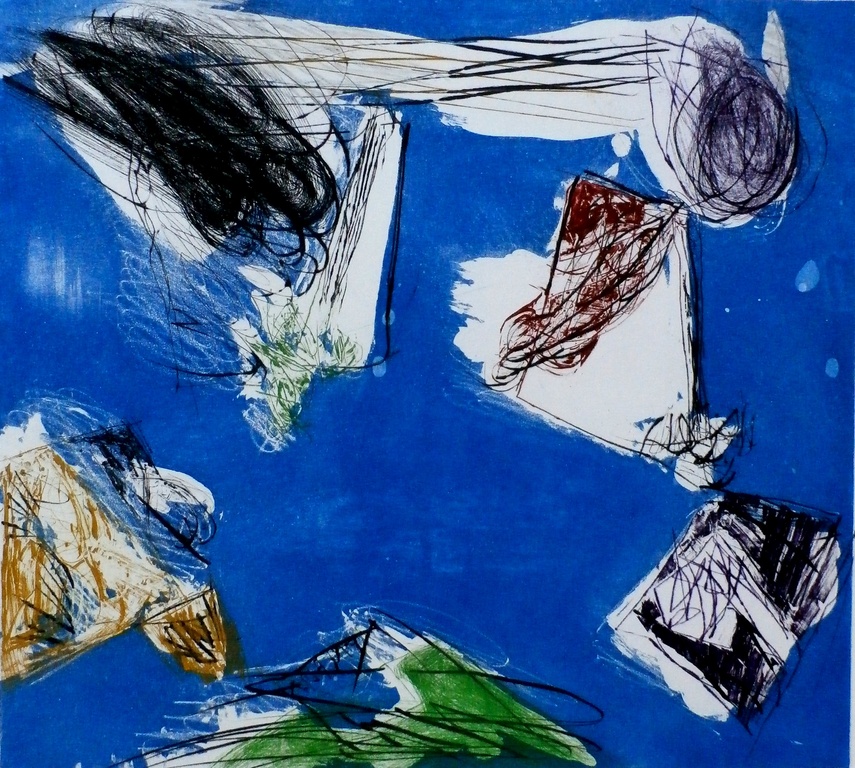 Ger Lataster - grote ets: Neruda - 1981 verkocht voor € 150!