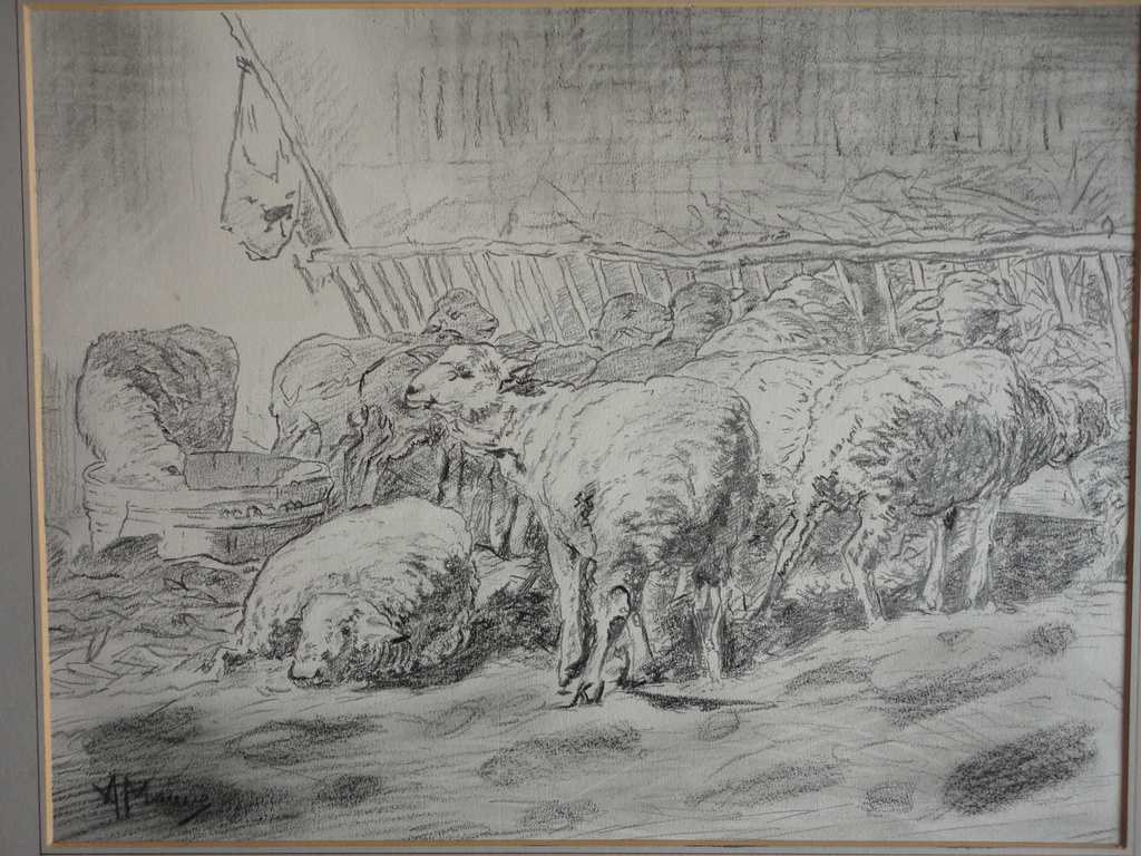 Anton Mauve tekening verkocht voor € 250!