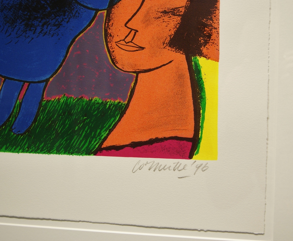 Corneille ingelijste kleurrijke litho - gesigneerd/genummerd -  1996 kopen? Bied vanaf 200!