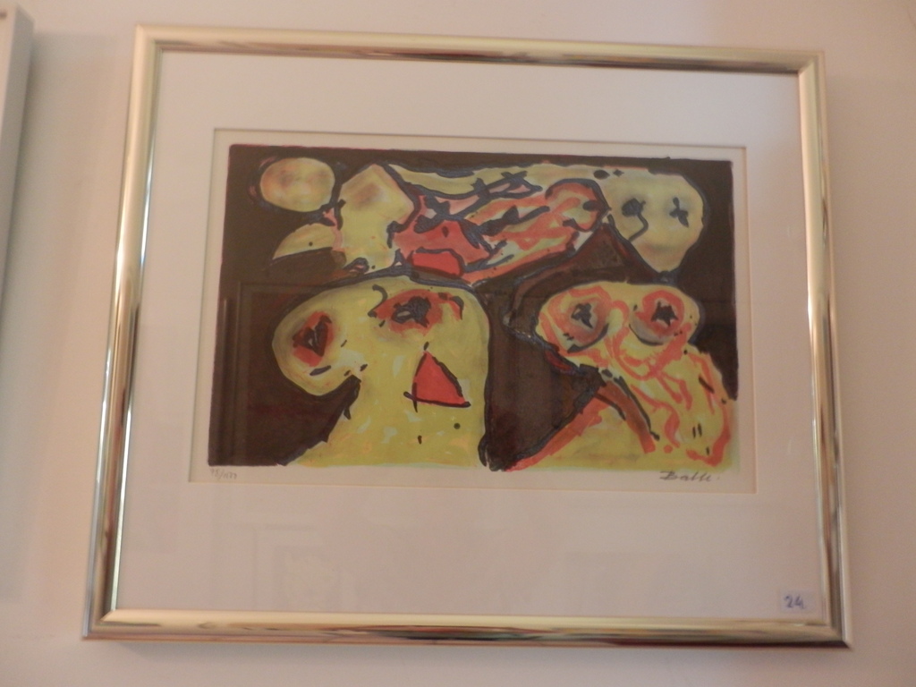 MOGENS BALLE  Litho    DROMENLAND   Handgesigneerd  INGELIJST!! kopen? Bied vanaf 125!