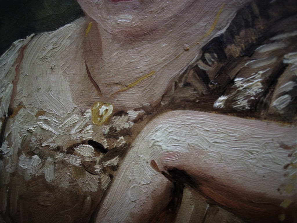 Zeldzaam 19e Eeuws olieverf damesportret door de jonggestorven Theo Molkenboer kopen? Bied vanaf 1!