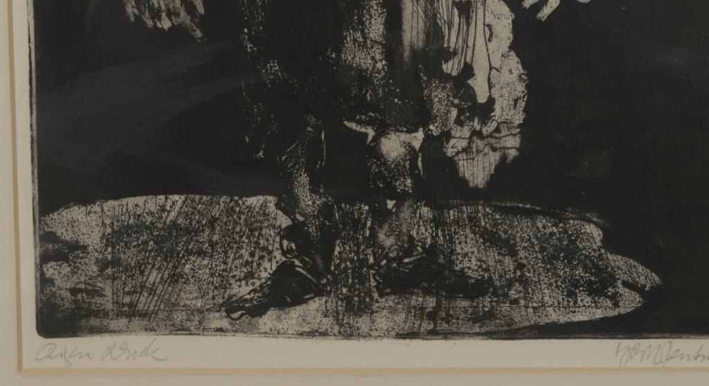 Jan Mensinga: Ets, Man - Ingelijst kopen? Bied vanaf 70!