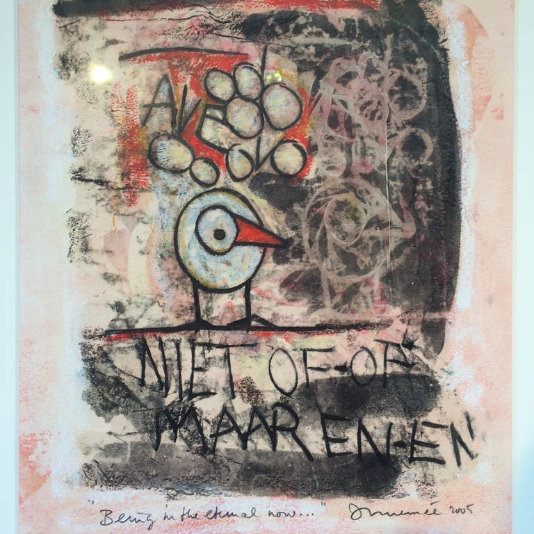 Hans innemee, origineel op papier met lijst kopen? Bied vanaf 400!
