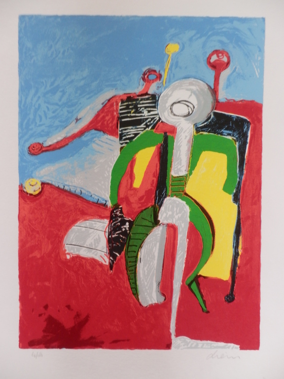 PETER DIEM Zeefdruk  ABSTRACT I kopen? Bied vanaf 1!