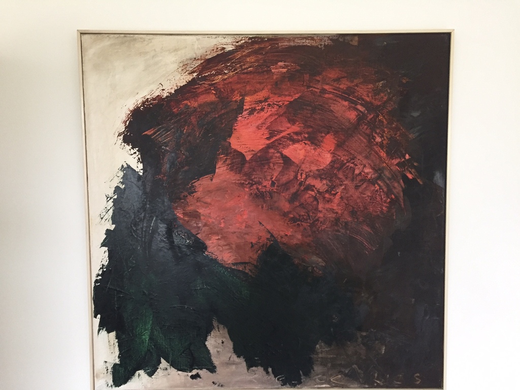 Kees de Vries, abstract schilderij  kopen? Bied vanaf 700!