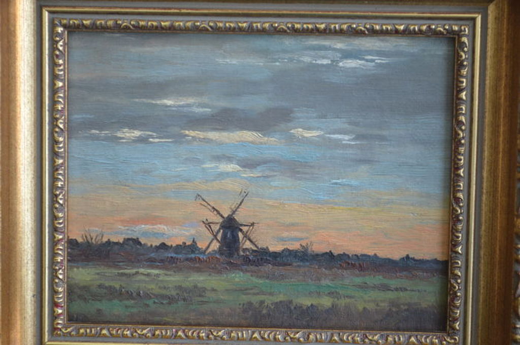 Vermoedelijk Adriaan Glaudemans: marouflage, drie landschapjes kopen? Bied vanaf 1!