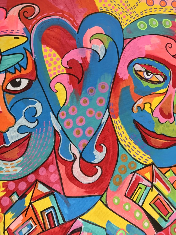 Zippora Meijer - Endless Love- acryl en acrylstift op 3D Doek 60x80cm kopen? Bied vanaf 1!