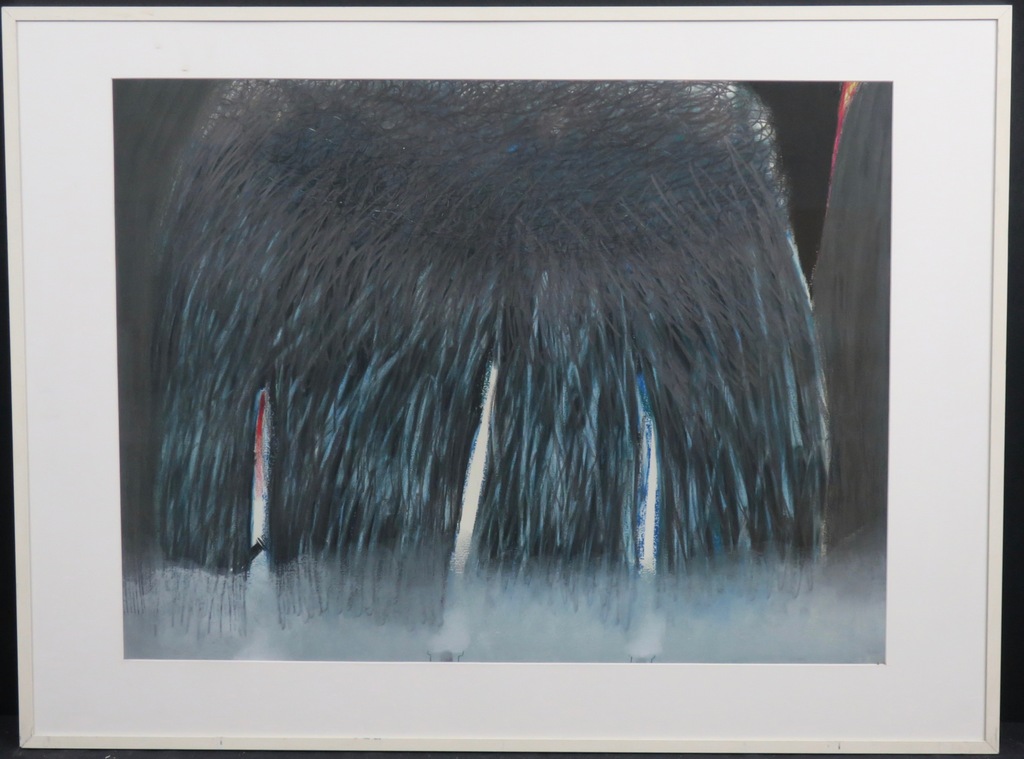 Michel van Overbeeke: Gemengde techniek, Zonder titel -Ingelijst verkocht voor € 100!