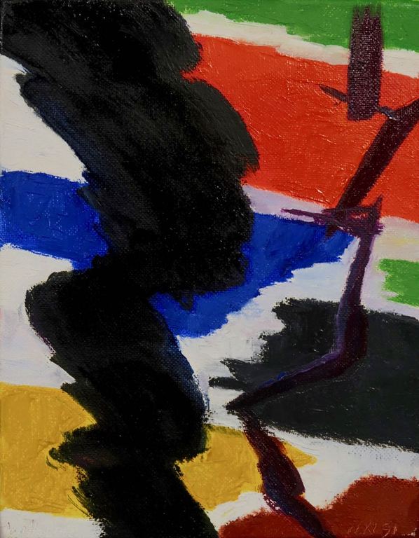 Jan van Holthe: Olieverf op doek, Nuage Noir kopen? Bied vanaf 1!