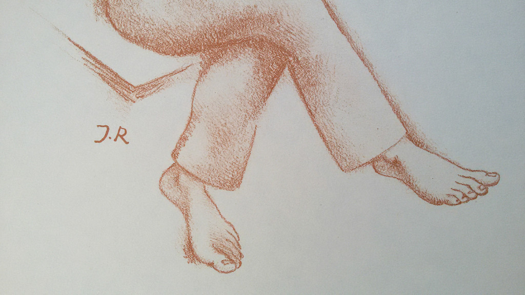 John Raedecker - Man met vogel, handgesigneerde litho kopen? Bied vanaf 10!