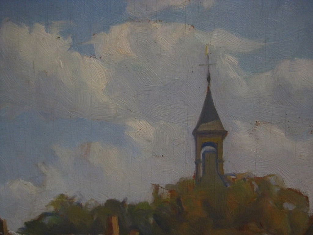 Toon Pluijmers 1910-1967 olieverf "landschap bij Leerdam" omstreeks 1930 kopen? Bied vanaf 1!