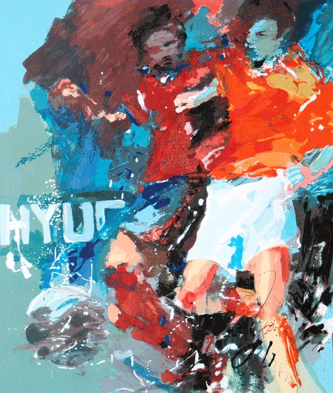 Frank Gude - Frank Gude - Voetbal - Gesigneerde zeefdruk kopen? Bied vanaf 25!