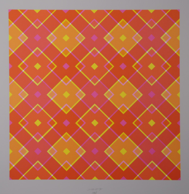 Rolf Adel: Album met 6 systematische beeldvariaties in zeefdruk kopen? Bied vanaf 100!