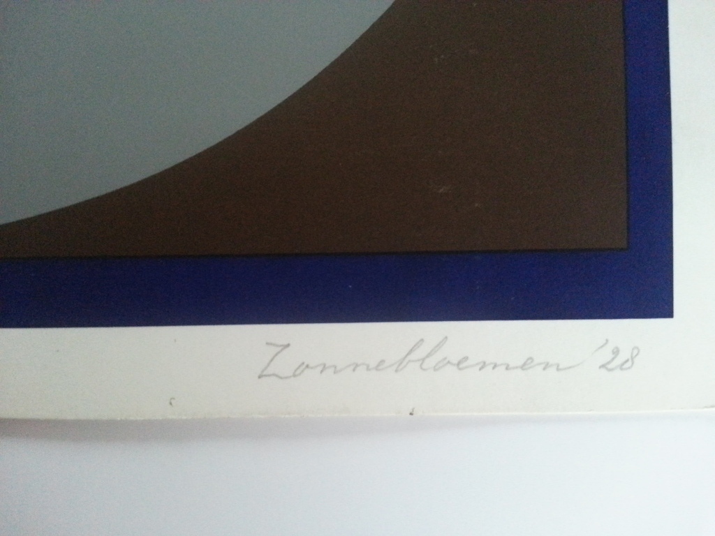 Lou Loeber - Zonnebloemen - gesigneerde zeefdruk kopen? Bied vanaf 259!