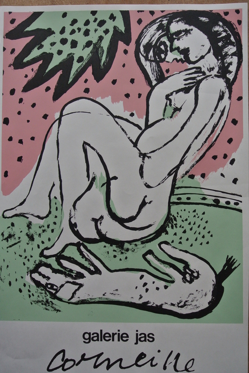 CORNEILLE. Zeer zeldzaam affiche Galerie JAS 1978. Originele ZEEFDRUK. kopen? Bied vanaf 89!