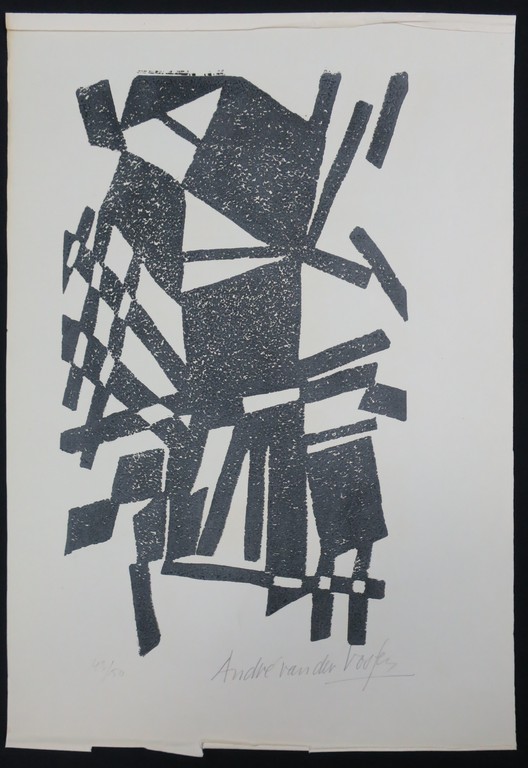 Andre van der Vossen: Litho, zonder titel (Creatie 1952) kopen? Bied vanaf 20!