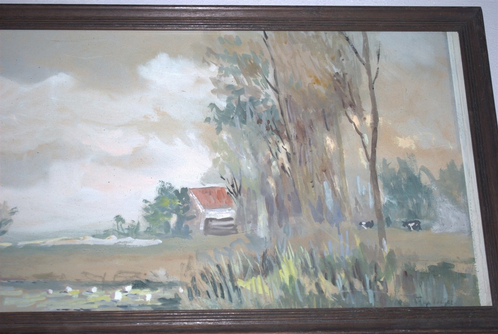 Gouache polderland kopen? Bied vanaf 35!