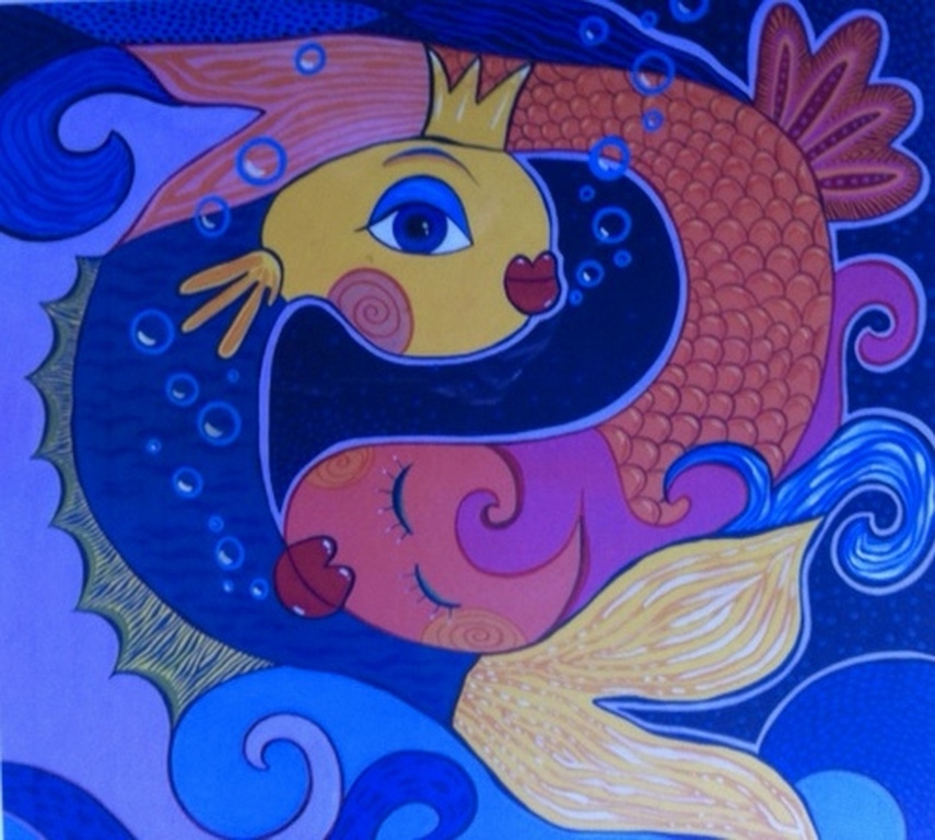 Litho PETRA PESCHKES hand gesigneerd en genummerd - titel YOU + ME - 54 X 54 CM kopen? Bied vanaf 25!