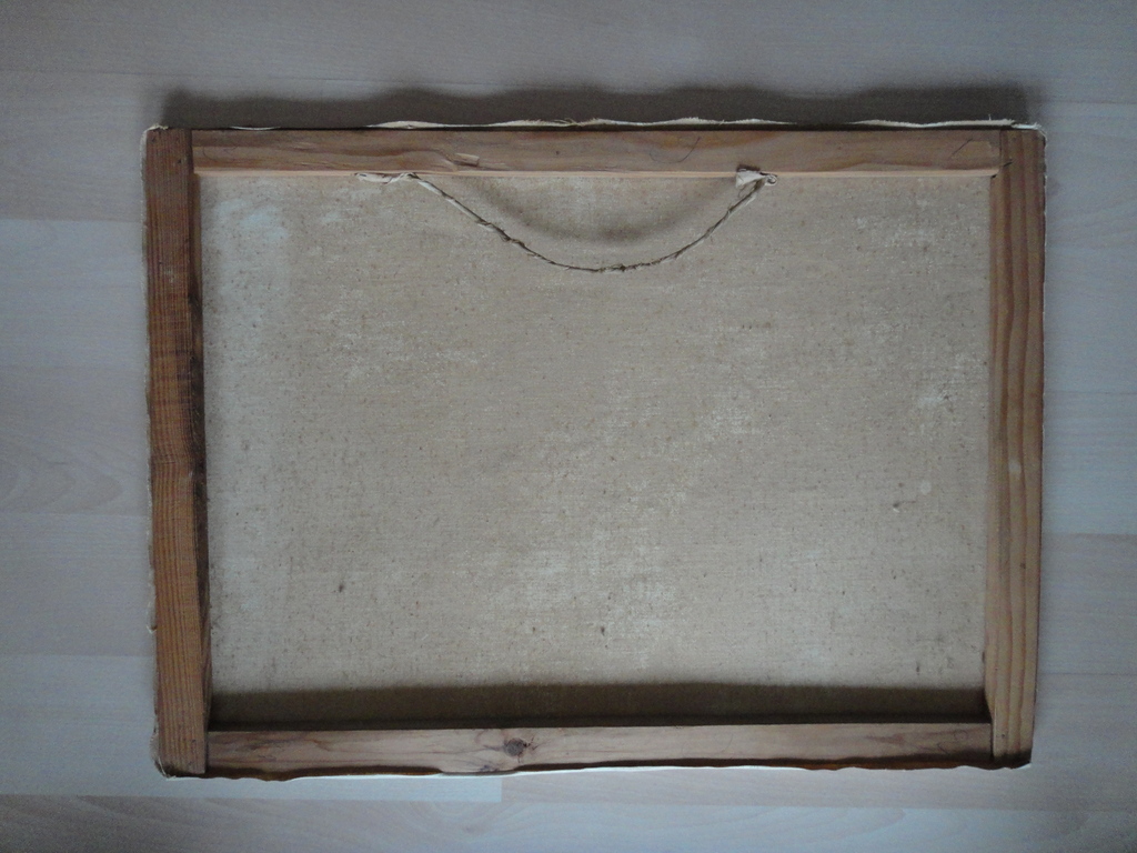 Indonesische school: olieverf, landschap met boot op rivier kopen? Bied vanaf 1!