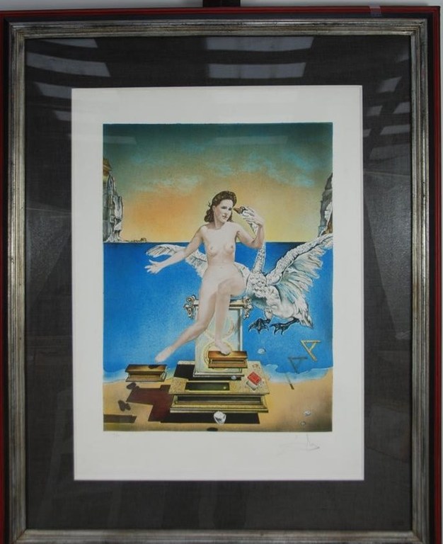 Salvador Dali - DALI SALVADOR MOOIE LITHO "LEDA ET L'OIE" kopen? Bied vanaf 350!
