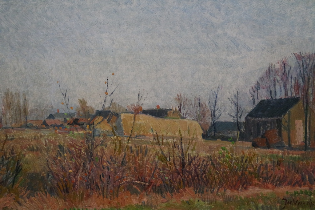 Josef Verheijen ( 1899-1976 ) - olieverf op doek - boerderijen in de herfst kopen? Bied vanaf 190!