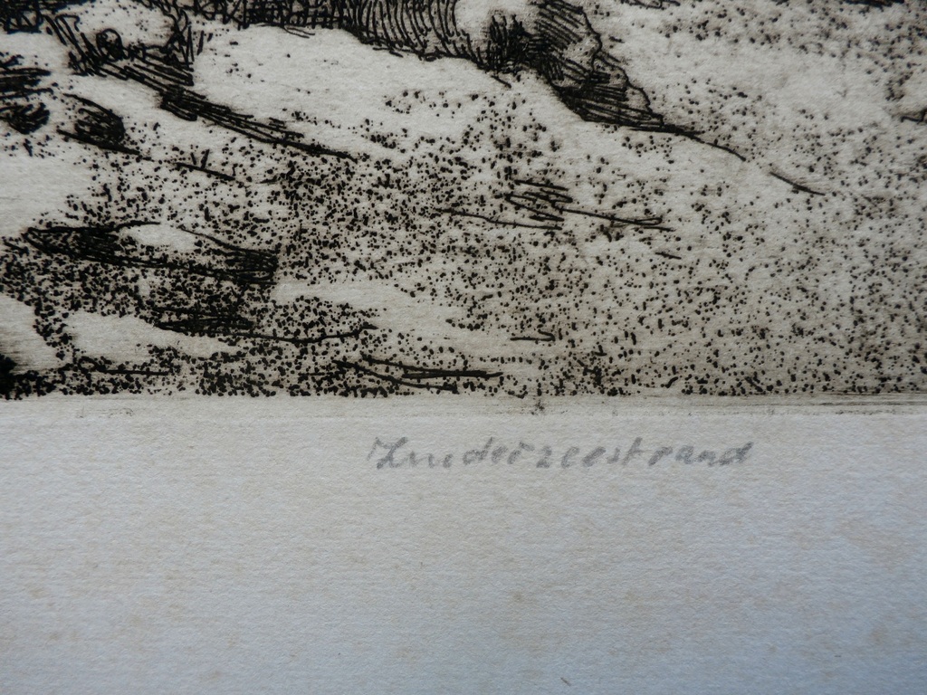 Frederika Broeksmit - ets: Zuiderzeestrand - 1914 kopen? Bied vanaf 55!