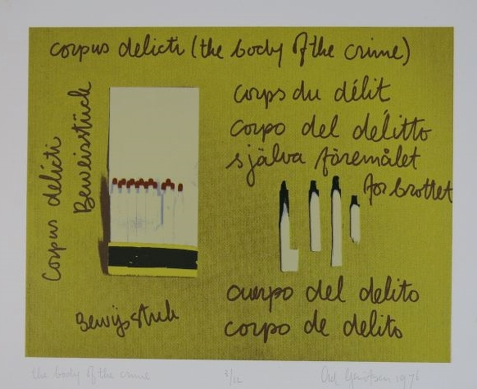 Ad Gerritsen: Zeefdruk, The Body of the Crime kopen? Bied vanaf 1!