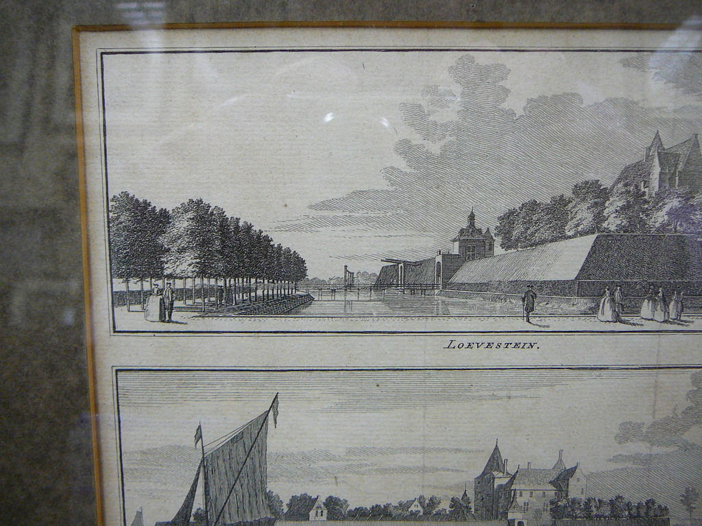 Loevestein- dubbele gravure van  H Spilman 172-1784 kopen? Bied vanaf 40!