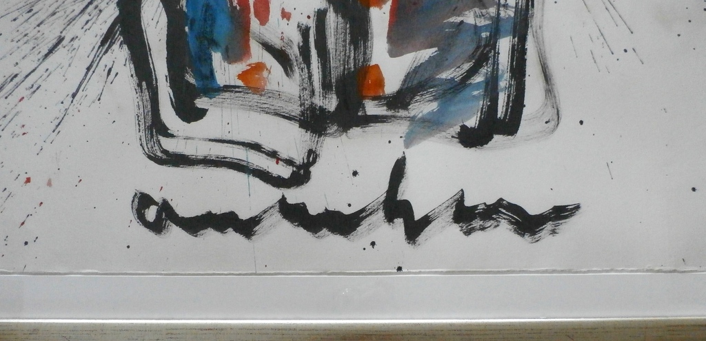 Anton Heyboer- ingelijste grote aquarel: Moeder En Kind - gratis verzending (*) kopen? Bied vanaf 450!