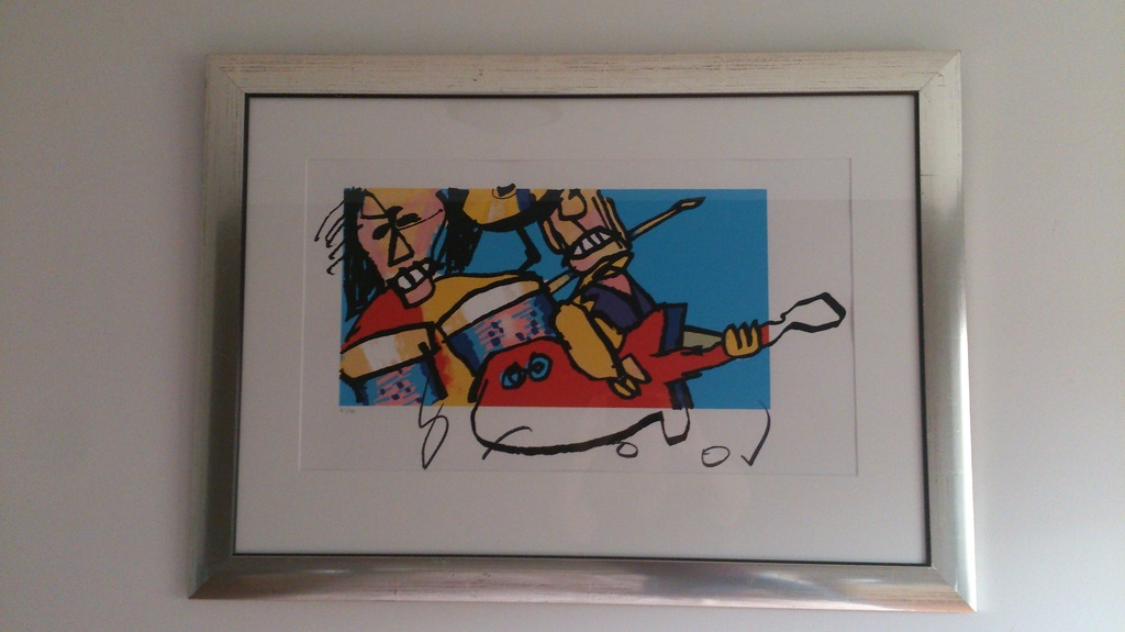 Herman Brood, zeefdruk, 'Free Pop' kopen? Bied vanaf 275!