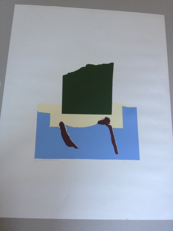 Gerard Leonard van den Eerenbeemt : abstracte compositie kopen? Bied vanaf 50!