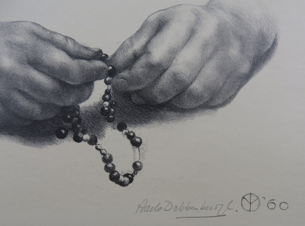 Aart van Dobbenburgh: Litho, Marthy's handjes kopen? Bied vanaf 1!