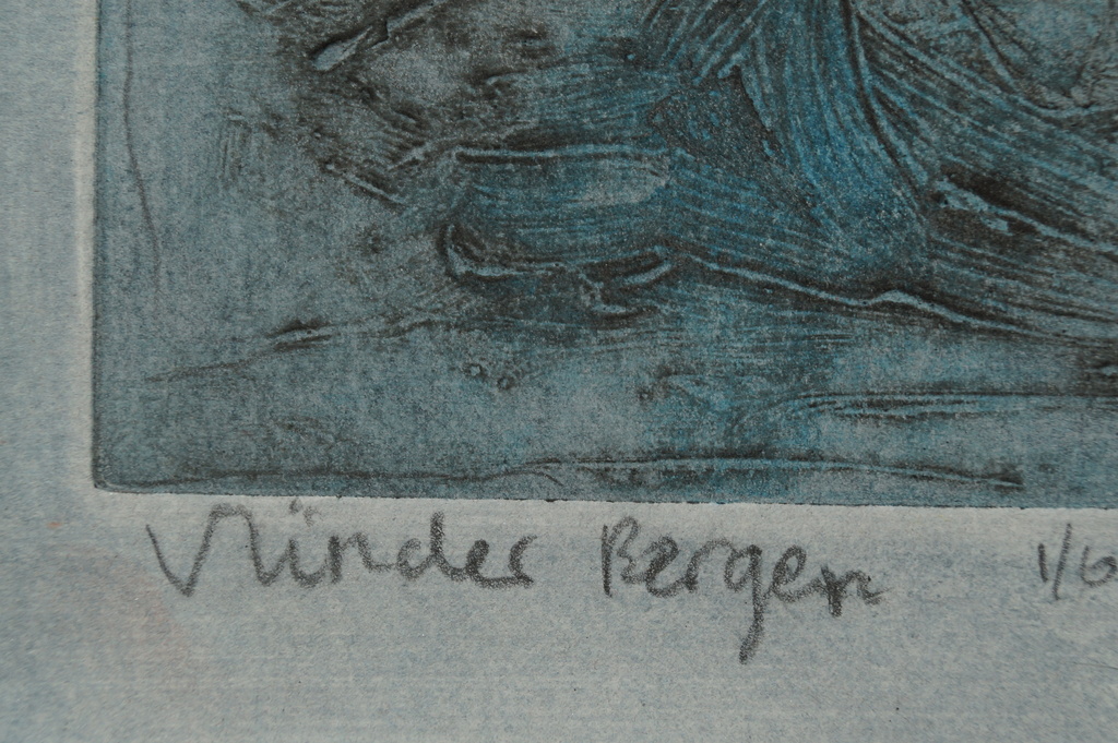 Jessy Kok - gesigneerde kleurets - Vlinderbergen - 6 ex. kopen? Bied vanaf 1!