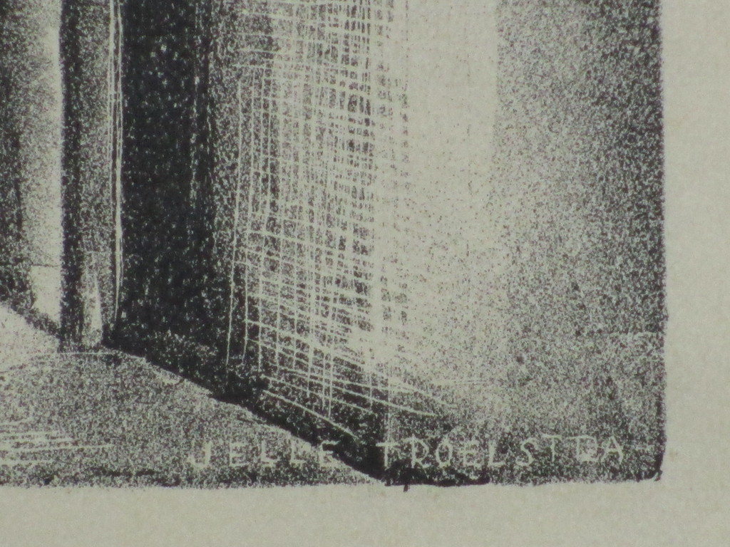 BERGENSE SCHOOL: JELLE TROELSTRA litho Zierikzee Nobelpoort kopen? Bied vanaf 20!