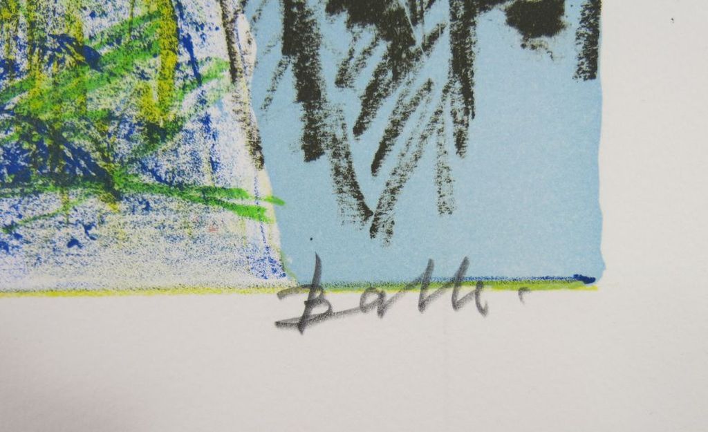 Mogens Balle: Kleurenlitho, Drie Figuren (CoBrA) kopen? Bied vanaf 50!