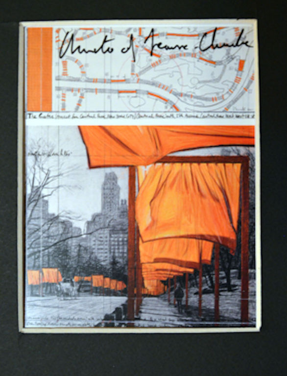 Christo and Jeanne-Claude- The Gates-handgesigneerd plus stof. ingelijst kopen? Bied vanaf 120!
