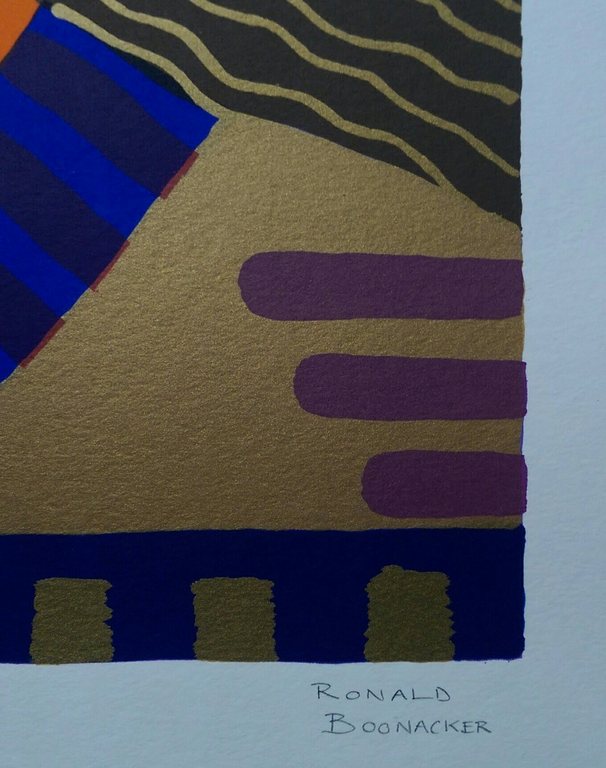 Ronald Boonacker Lombardije ll Italie gesineerde zeefdruk 125 ex kopen? Bied vanaf 75!